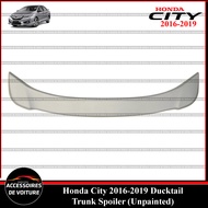 Honda City 2014-2019 Ducktail Trunk Spoiler (Unpainted)