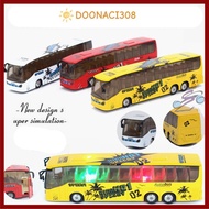 DOONACI308 Extended Bus Toys Hobbies Bus Shape Light and Music Pull Back