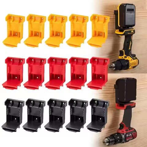 5PackTool Mount for Dewalt for Milwaukee 18V 20V Drill Tools Battery Holder Battery Mount Dock Holde