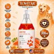 Tovitar Salmon Oil (Norwegian) for Pets: Promotes Healthy Skin & Less Itching