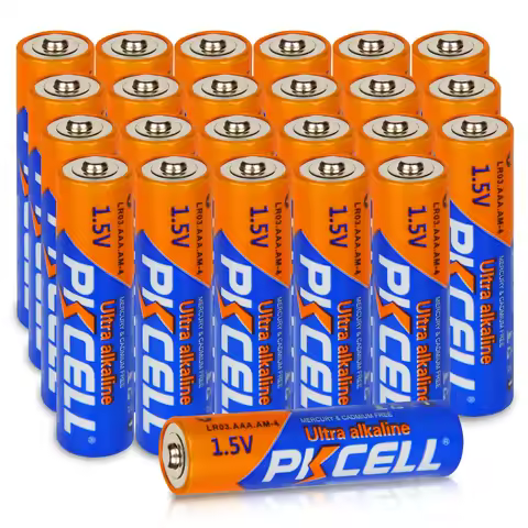 24PC PKCELL LR03 E92 AM4 MN2400 MX2400 1.5V High-Performance Alkaline Battery 3A AAA Batteries Dry B