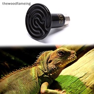 hewoodfameing Pet Reptile Far Infrared Ceramic Heag Lamp Heat Emitter Light Bulb EN