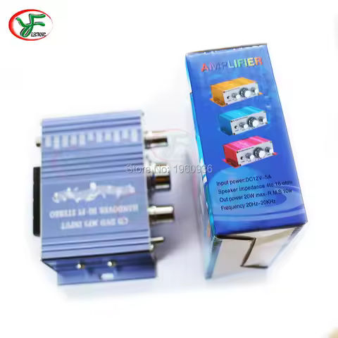 HY2001 Mini Power Amplifier HIFI Stereo Sound For CD DVD PM3 Arcade Game Machine Computer Audio Acce