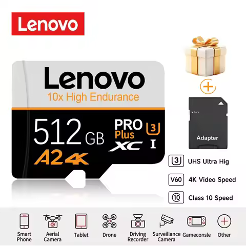 Lenovo Original SD Memory Card 128GB 256GB 512GB High Speed Micro TF SD Card Memoria SD Micro Card F
