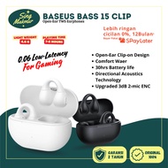 Baseus Bass 15 Clip Open-Ear True Wireless Earphone Bluetooth Earbuds TWS Headset Clip