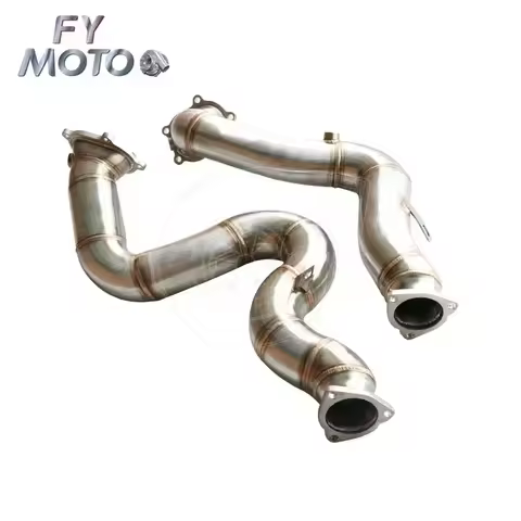 Wholesale Exhaust downpipe for audi S6 RS6 S7 RS7 A8 S8 V8 4.0 TFSI 2012+