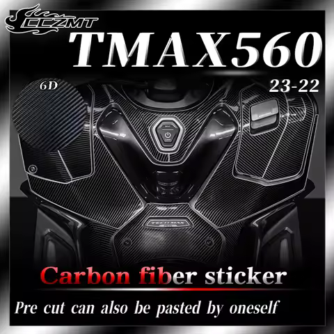 Carbon fiber 6D protective stickers body decoration stickers car stickers accessory modification For