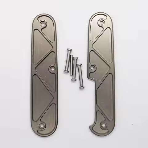 Custom Made Titanium Alloy Scales for 84 mm Victorinox Swiss Army Knife