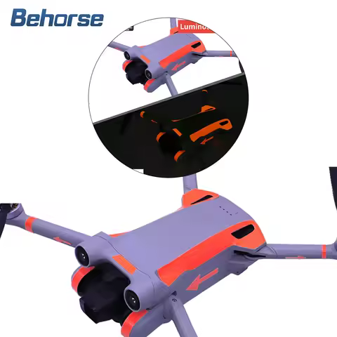 PVC Luminous Sticker For DJI Mini 3 Pro Waterproof Protection Film Night Safety Flight Sticker For D