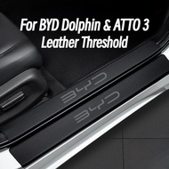 BYD Dolphin/ATTO3/SEAL  Leather Texture Stickers Doors &amp; Trunk Threshold