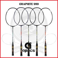 Apacs Graphite 999 Original Racket Bonus Strings And Badminton Bags