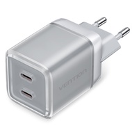 Vention® 45W GaN 2-port USB C PD Charger Compact PC Design for iPhone Samsung Xiaomi Redmi EU US Wal
