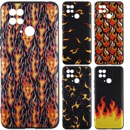 Soft Silicone TPU Case for iPhone Apple 15 Pro Max 14 7 8 11 6 6s SE 12 13 Fire Aesthetics