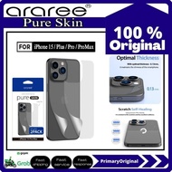 ARAREE Back Screen Protector iphone 15 Pro Max 15 Pro ARAREE Matte SkinPURE - Primary Fiocuss