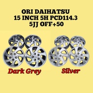 Ori Daihatsu Sport Rim 15 Inch 5H PCD114.3 5JJ OFF+50 For Perodua Kembara ( Ori Daihatsu Japan )