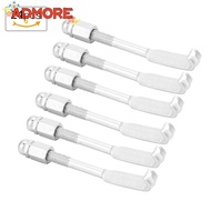 ADMORE 24Pcs Banjo Hooks, Adjustable Tension zinc alloy Banjo Parts, Precision silver Banjo Bracket 