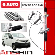 [ANSHIN JAPAN QUALITY] STEERING RACK+TIE ROD END NISSAN NV200