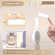 Adhesive Thermal Label White/Color/Transparent Sticker Waterproof  Paper Tape For Niimbot D11 D110 D