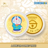 【DANTY】Doraemon Gold Coin Red Packets (0.2g) 999/24K Pure Gold Coin