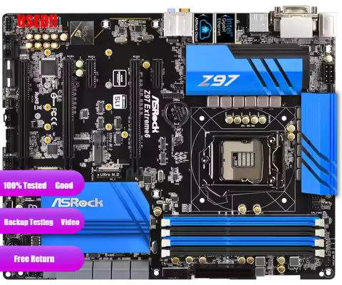 ASRock Z97 Extreme6 desktop board USB3.0 SATA3 DDR3 LGA1150 Z97 motherboard