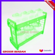 Rak Bumbu Dapur Susun 2/Tempat Garam/Gula/Toples Plastik/Kitchen Set by GROSIR IBADAH