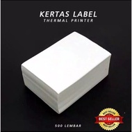 Kertas Thermal Sticker 100 x 150 mm A6 Kertas Isi 500 Lembar Kertas