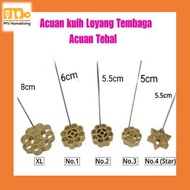 Acuan Kuih Loyang Tembaga /Rose Cookies Mould/Loyang Honeycomb Biscuits/Kuih Loyang