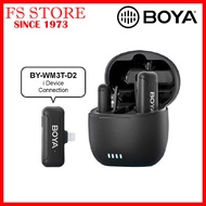 BOYA ORIGINAL MALAYSIA BY-WM3T BYWM3T WIRELESS MICROPHONE (2TX+1RC) FOR CAMERA (WM3T-M2)/FOR APPLE P