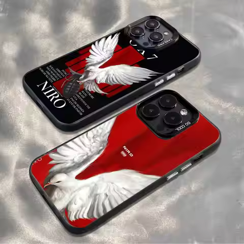 N-NIRO O-OX7 Phone Case For iPhone17,16,15,14,13,12,11,Mini,Pro,MAX,plus,Black Matte Shockproof Cove