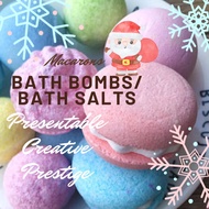 🌟1-2 DAYS DLVY🌟 Christmas Present Gift Creative Macaron Bath Bombs Bath Sales Gifts for Colleagues, Teachers, Friends