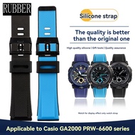 Silicone rubber  watch strap 24mm Black blue red dark blue watchband Accessories For CASIO G-shock G