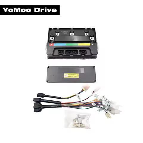 VOTOL Controller EM50S DC 55A 48V-72V Programmable Sine Wave Motor Driver for Electric Scooter Motor