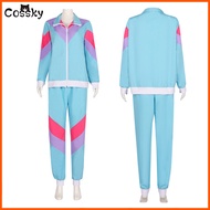 Women Men  Adult Vintage 80s Hip Hop Disco Cosplay Hippie Costume Halloween Purim Carnival Party Cou