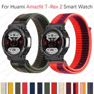 Sport Loop Nylon Strap For Huami Amazfit T-Rex 2 Smart watch Wristband Bracelet Watch Accessories