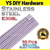 10PCS E308L-16 Stainless Steel Welding Electrode MMA Welding ARC Welding SUS 304 Welding Rod