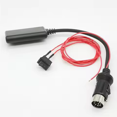 Bluetooth Adapter Audio Input AUX Cable 8 pin interface For Nissan old Teana Bluebird Cefiro JK230 J