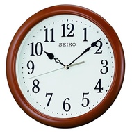 Seiko clock wall clock analog wood frame brown wood KX620B