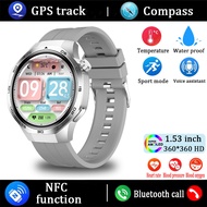 For Huawei Watch GT5 Pro Smart Watch 1.53 Inch HD AMOLED Screen NFC GPS Tracker Bluetooth Call Healt