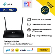 TP-LINK ARCHER MR400 AC1200 4G LTE DualBand 2.4Ghz / 5Ghz WiFi Sim Router