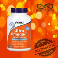 Now Foods - Ultra Omega-3, 500 EPA/250 DHA 180 Softgels