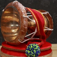 Indian Music Instrument - Brass Udukkai - Follk Instrument - Heavy and High Quality