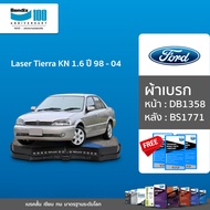 Bendix ผ้าเบรค Ford Laser Tierra KN 1.6 (ปี 1998-04) ดิสเบรคหน้า+ดรัมเบรคหลัง (DB1358BS1771)
