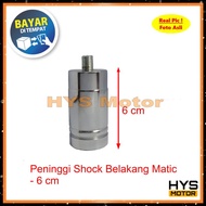 Peninggi Shock Belakang Matic Ukuran 2 3 4 6 8 Cm / Sok Shok Matik Variasi Motor Honda Vario Beat Fi