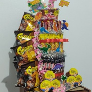 dino snack tower