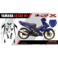 LC135 V1 COVERSET BODY STICKER CUSTOM