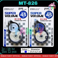 TIP EX KERTAS TIP EX ROLL BESAR JUMBO 45 METER CORRECTION TAPE CHANG LI 826 45M