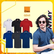 Oren Sport QD65 Quick Dry Microfiber Polo Cool Fit Polyester Jersey Collared Tee Baju Collar NTMY.os