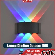 Termurah!! 12leds Lampu Dinding Led Lampu warna-warni Outdoor