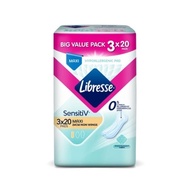 LIBRESSE SensitiV Maxi Non Wings 24cm 3x20s