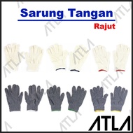 Dark White Knitted Gloves B3 B4 B5 B6 B7 B8 Industrial Work Safety Cloth Working Gloves 3 4 5 6 7 8 